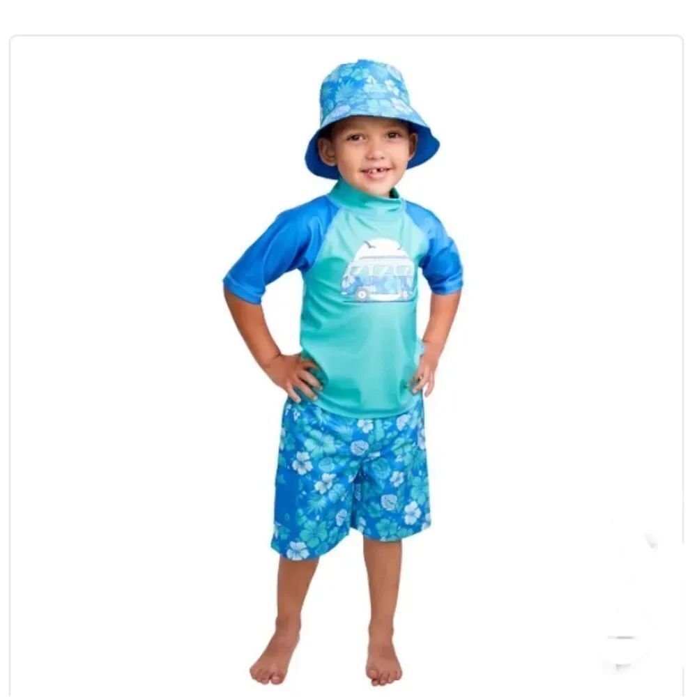 Toddler Boys UV Skinz Kids' 3-piece Swim Set Size 5T